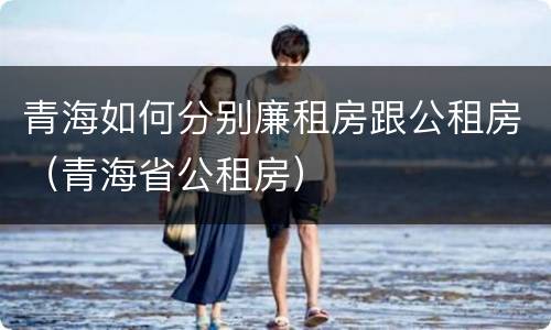 青海如何分别廉租房跟公租房（青海省公租房）