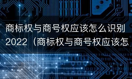 商标权与商号权应该怎么识别2022（商标权与商号权应该怎么识别2022年的）