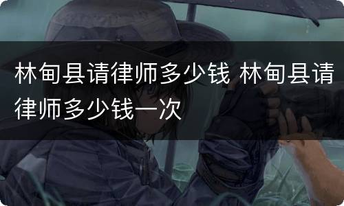 林甸县请律师多少钱 林甸县请律师多少钱一次