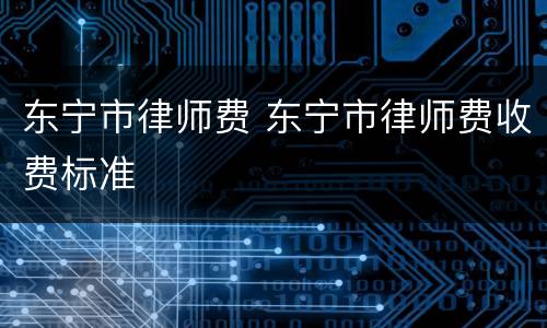东宁市律师费 东宁市律师费收费标准