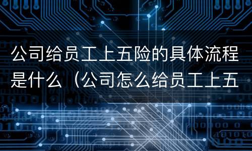 公司给员工上五险的具体流程是什么（公司怎么给员工上五险）