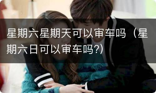 星期六星期天可以审车吗（星期六日可以审车吗?）