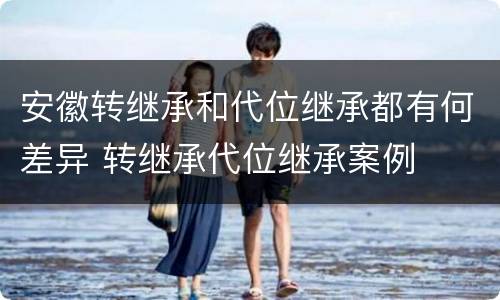 安徽转继承和代位继承都有何差异 转继承代位继承案例