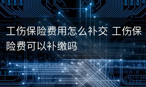 工伤保险费用怎么补交 工伤保险费可以补缴吗