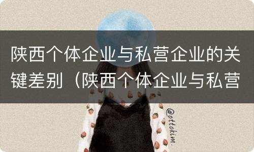 陕西个体企业与私营企业的关键差别（陕西个体企业与私营企业的关键差别是什么）