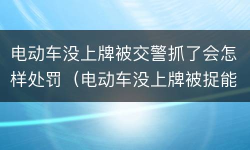 电动车没上牌被交警抓了会怎样处罚（电动车没上牌被捉能拿回来么）