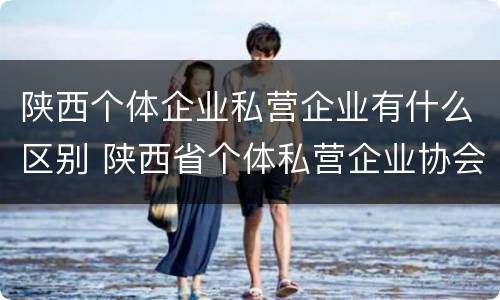 陕西个体企业私营企业有什么区别 陕西省个体私营企业协会