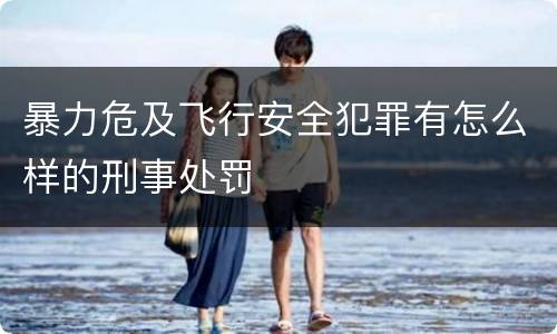 暴力危及飞行安全犯罪有怎么样的刑事处罚