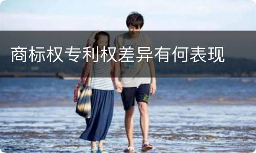 商标权专利权差异有何表现
