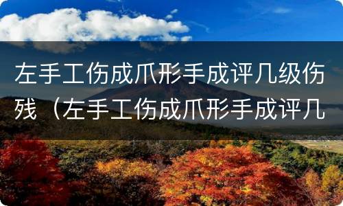 左手工伤成爪形手成评几级伤残（左手工伤成爪形手成评几级伤残赔偿）