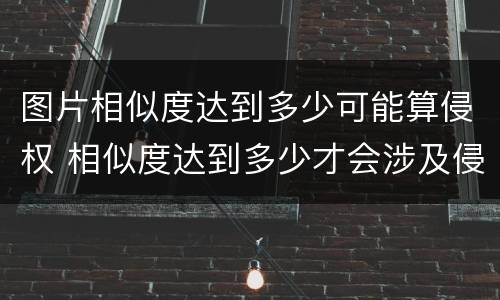 图片相似度达到多少可能算侵权 相似度达到多少才会涉及侵权