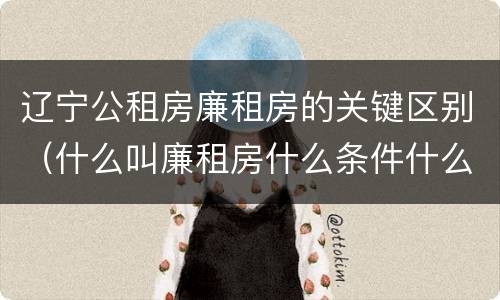 辽宁公租房廉租房的关键区别（什么叫廉租房什么条件什么叫公租房）