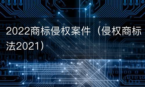 2022商标侵权案件（侵权商标法2021）