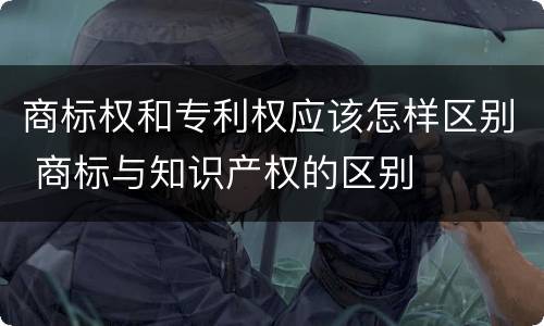 商标权和专利权应该怎样区别 商标与知识产权的区别