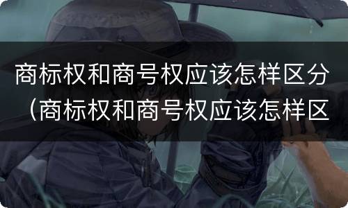 商标权和商号权应该怎样区分（商标权和商号权应该怎样区分呢）