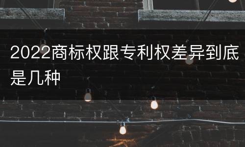 2022商标权跟专利权差异到底是几种