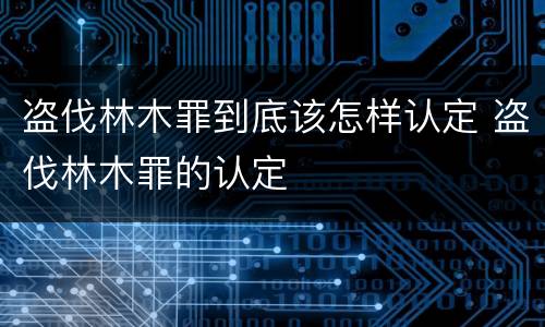 盗伐林木罪到底该怎样认定 盗伐林木罪的认定