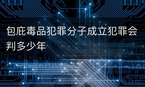 包庇毒品犯罪分子成立犯罪会判多少年