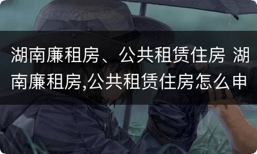 湖南廉租房、公共租赁住房 湖南廉租房,公共租赁住房怎么申请
