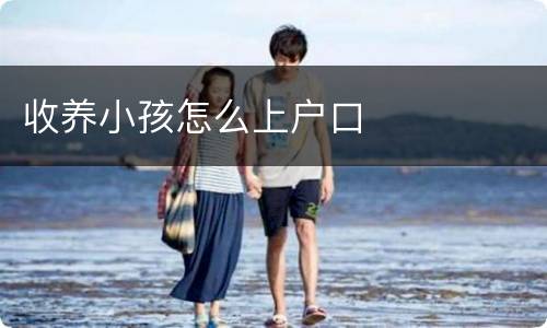 收养小孩怎么上户口