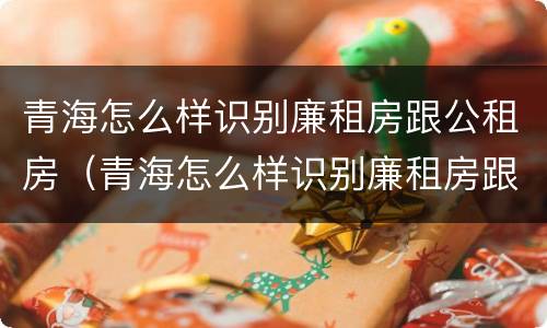 青海怎么样识别廉租房跟公租房（青海怎么样识别廉租房跟公租房呢）