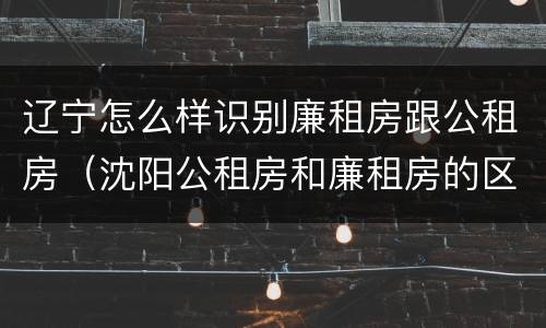 辽宁怎么样识别廉租房跟公租房（沈阳公租房和廉租房的区别）