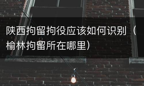 陕西拘留拘役应该如何识别（榆林拘留所在哪里）