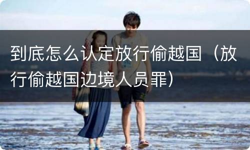 到底怎么认定放行偷越国（放行偷越国边境人员罪）