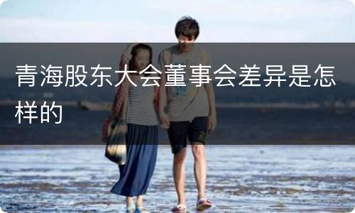 青海股东大会董事会差异是怎样的