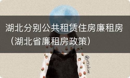 湖北分别公共租赁住房廉租房（湖北省廉租房政策）