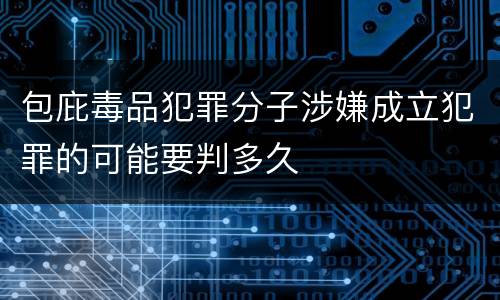 包庇毒品犯罪分子涉嫌成立犯罪的可能要判多久