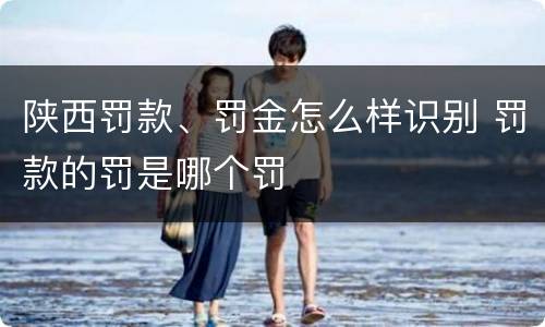 陕西罚款、罚金怎么样识别 罚款的罚是哪个罚