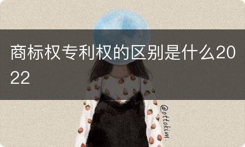 商标权专利权的区别是什么2022