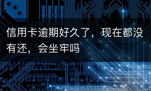 信用卡逾期好久了，现在都没有还，会坐牢吗