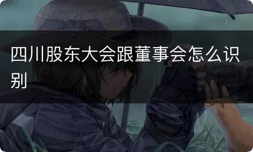 四川股东大会跟董事会怎么识别