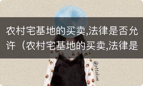 农村宅基地的买卖,法律是否允许（农村宅基地的买卖,法律是否允许转让）
