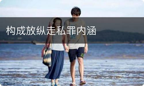 构成放纵走私罪内涵