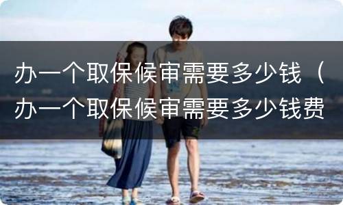 办一个取保候审需要多少钱（办一个取保候审需要多少钱费用）