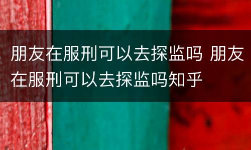 朋友在服刑可以去探监吗 朋友在服刑可以去探监吗知乎