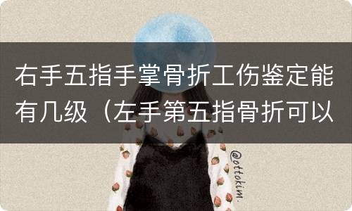 右手五指手掌骨折工伤鉴定能有几级（左手第五指骨折可以伤残等级鉴定吗）