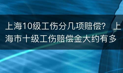 上海10级工伤分几项赔偿？ 上海市十级工伤赔偿金大约有多少
