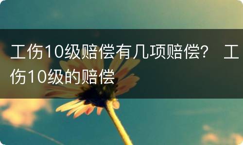 工伤10级赔偿有几项赔偿？ 工伤10级的赔偿