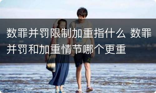 数罪并罚限制加重指什么 数罪并罚和加重情节哪个更重