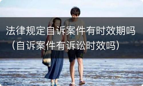 法律规定自诉案件有时效期吗（自诉案件有诉讼时效吗）