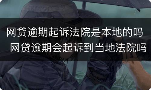 网贷逾期起诉法院是本地的吗 网贷逾期会起诉到当地法院吗