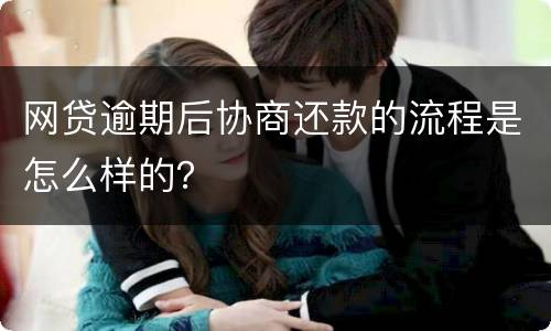 网贷逾期后协商还款的流程是怎么样的？