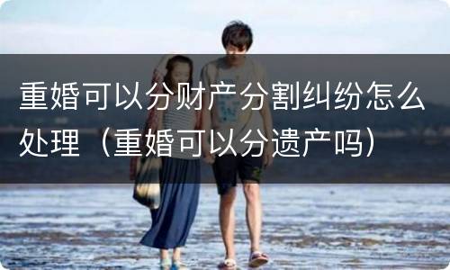 重婚可以分财产分割纠纷怎么处理（重婚可以分遗产吗）