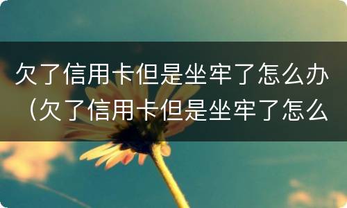 欠了信用卡但是坐牢了怎么办（欠了信用卡但是坐牢了怎么办理）