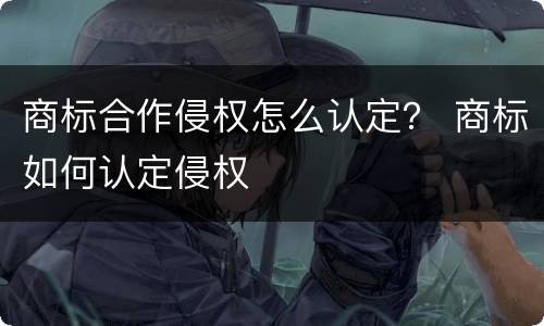 商标合作侵权怎么认定？ 商标如何认定侵权