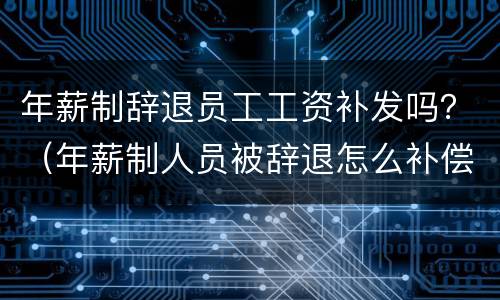 年薪制辞退员工工资补发吗？（年薪制人员被辞退怎么补偿）